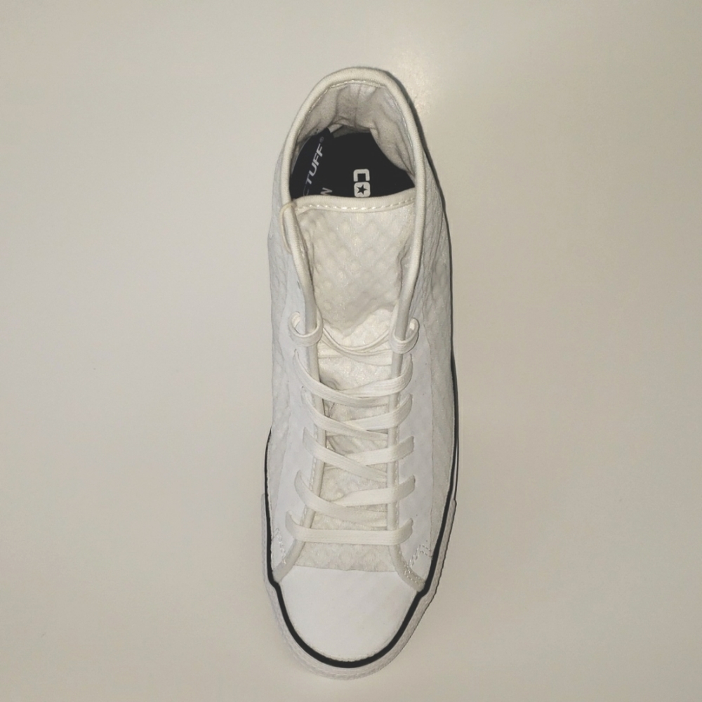 🟡Clearance Sale 🟡 Converse All Star Hi Fuse Hi Performance White Sneakers - Picture 2 of 6